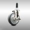 Service Caster 5 Inch 316SS Thermoplastic Rubber Swivel 3/4 Inch Expanding Stem Caster Brake SCC-SS316EX20S514-TPRB-TLB-34 - alternate 4